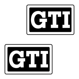 GTI Emblematy boczne 2 szt.