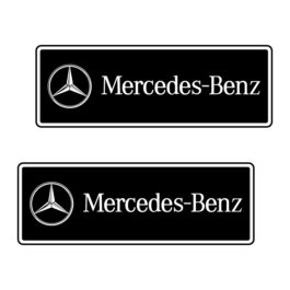 MERCEDES-BENZ Emblematy boczne 2 szt.