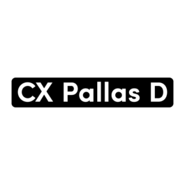 CX PALLAS D Emblemat tylny
