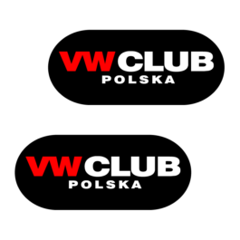 VW CLUB POLSKA Emblematy boczne 2 szt.